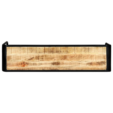 Console Table 140X35X76 Cm Solid Rough Mango Wood