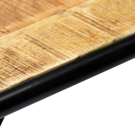 Console Table 140X35X76 Cm Solid Rough Mango Wood