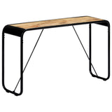 Console Table 140X35X76 Cm Solid Rough Mango Wood