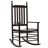 Rocking Chair With Curved Seat Poplar Wood