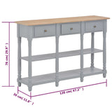 Console Table 120X30X76 Cm Mdf