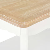 Coffee Table And Brown 87.5X42X44 Cm Solid Pine Wood