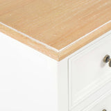 Bedside Cabinet 2 Pcs White 35X30X49 Cm Mdf