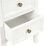 Bedside Cabinet 2 Pcs White 35X30X49 Cm Mdf