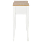 Dressing Console Table with 3 Drawers White