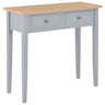 Dressing Console Table Grey 79X30X74 Cm Wood
