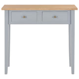 Dressing Console Table Grey 79X30X74 Cm Wood