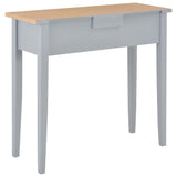 Dressing Console Table Grey 79X30X74 Cm Wood