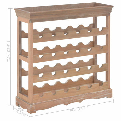 Wine Cabinet 70X22.5X70.5 Cm Mdf