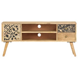 Tv Cabinet 100X30X45 Cm Solid Mango Wood