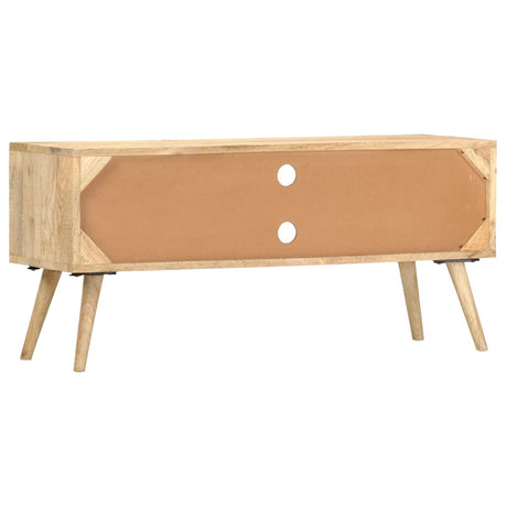 Tv Cabinet 100X30X45 Cm Solid Mango Wood