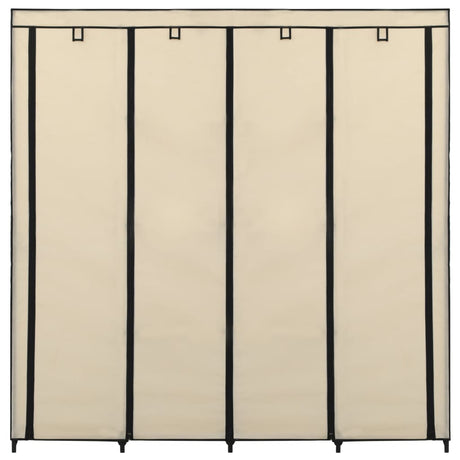 Wardrobe With 4 Compartments 175X45X170 Cm