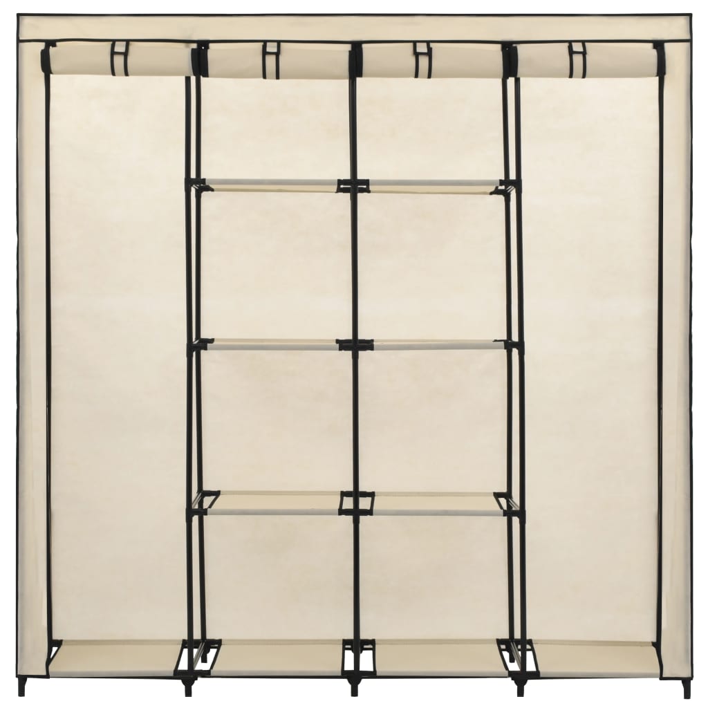 Wardrobe With 4 Compartments 175X45X170 Cm