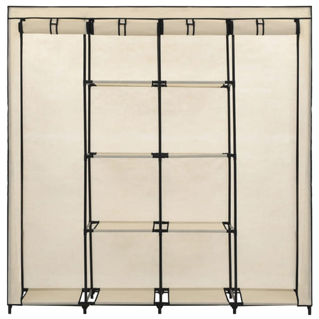 Wardrobe With 4 Compartments 175X45X170 Cm