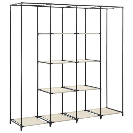 Wardrobe With 4 Compartments 175X45X170 Cm