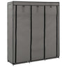 Wardrobe With Compartments And Rods 150X45X175 Cm Fabric