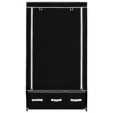 Wardrobe Black 87x49x159 cm Fabric