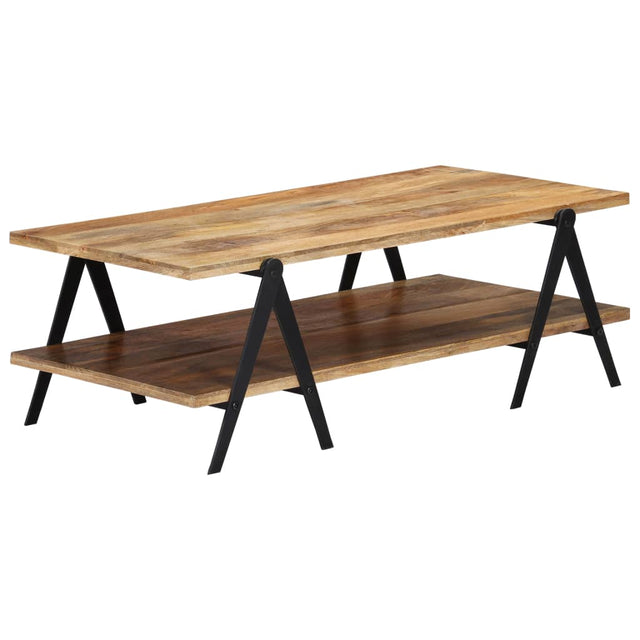 Coffee Table 115X60X40 Cm Solid Mango Wood