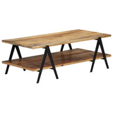 Coffee Table 115X60X40 Cm Solid Mango Wood