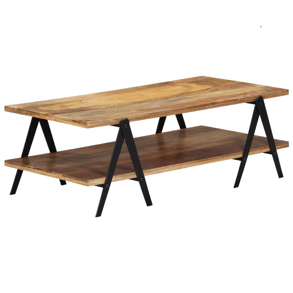 Coffee Table 115X60X40 Cm Solid Mango Wood
