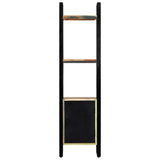 Bookshelf 45X30X171 Cm Solid Reclaimed Wood