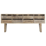 Sideboard 140X30X60 Cm Solid Mango Wood