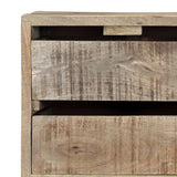 Sideboard 140X30X60 Cm Solid Mango Wood