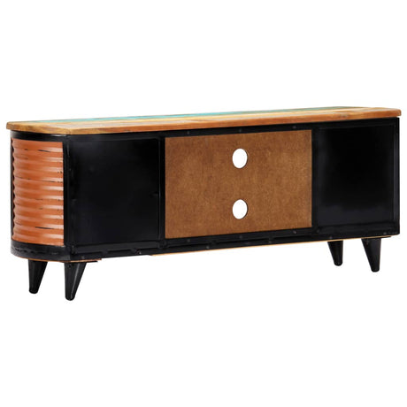 Tv Cabinet 120X30X45 Cm Solid Reclaimed Wood