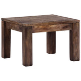Coffee Table 50X50X35 Cm Solid Mango Wood
