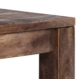 Coffee Table 50X50X35 Cm Solid Mango Wood