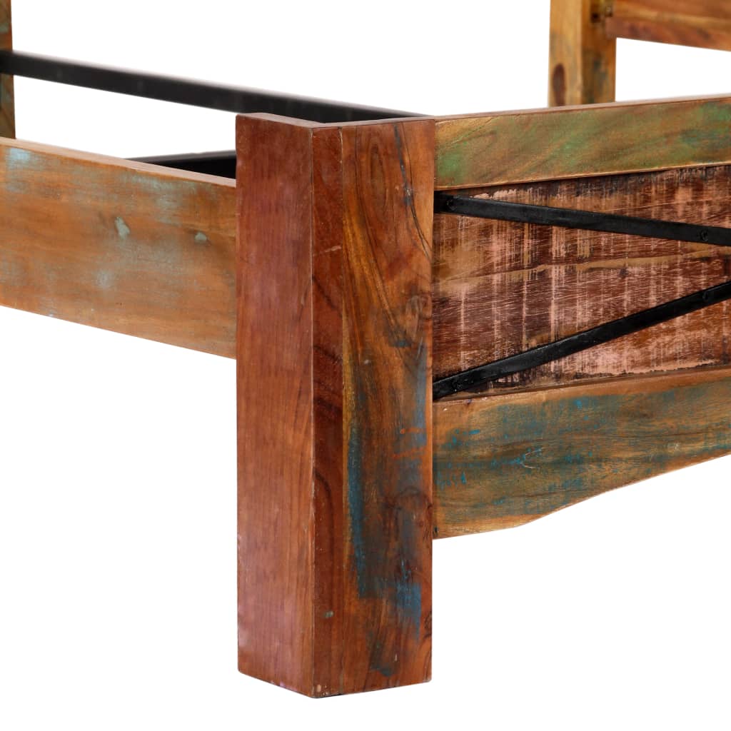 Bed Frame Without Mattress Solid Reclaimed Wood Super King