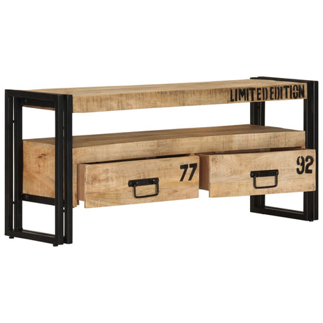 Tv Cabinet 100X30X45 Cm Solid Mango Wood