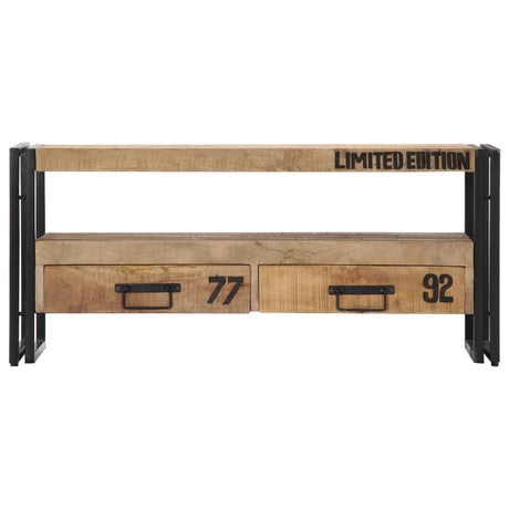 Tv Cabinet 100X30X45 Cm Solid Mango Wood