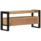 Tv Cabinet 100X30X45 Cm Solid Mango Wood