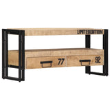 Tv Cabinet 100X30X45 Cm Solid Mango Wood