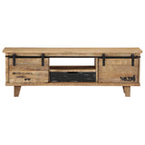Tv Cabinet 120X30X40 Cm Solid Mango Wood