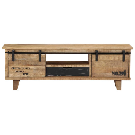 Tv Cabinet 120X30X40 Cm Solid Mango Wood