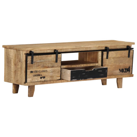 Tv Cabinet 120X30X40 Cm Solid Mango Wood