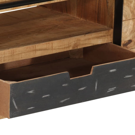Tv Cabinet 120X30X40 Cm Solid Mango Wood