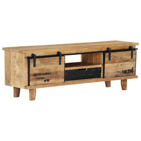 Tv Cabinet 120X30X40 Cm Solid Mango Wood