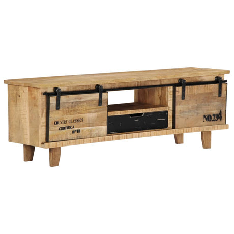 Tv Cabinet 120X30X40 Cm Solid Mango Wood