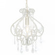 Ceiling Lamp With Beads Round E14