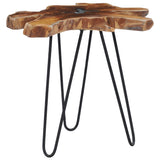 Coffee Table 70X45 Cm Solid Teak Wood And Polyresin