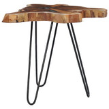 Coffee Table 70X45 Cm Solid Teak Wood And Polyresin