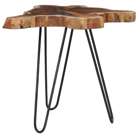 Coffee Table 70X45 Cm Solid Teak Wood And Polyresin