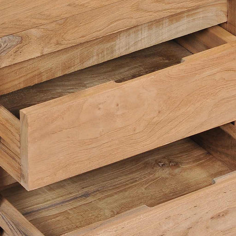 Tv Cabinet 115X30X40 Cm Solid Teak Wood