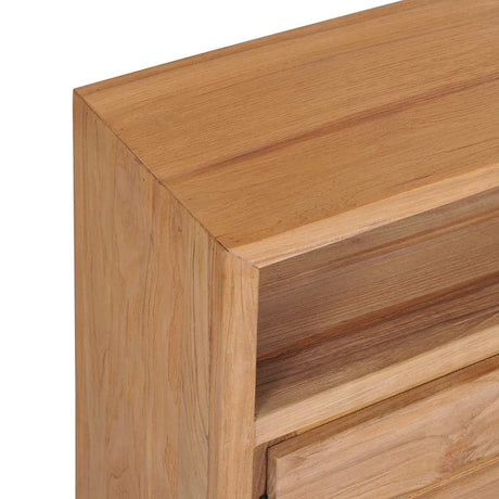 Sideboard 80X30X60 Cm Solid Teak Wood