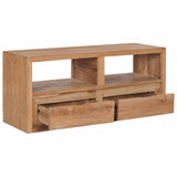 Tv Cabinet 90X30X40 Cm Solid Teak Wood