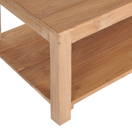 Coffee Table 100X50X40 Cm Solid Teak Wood