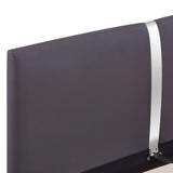 Bed Frame Without Mattress Faux Leather 135X190 Cm Double